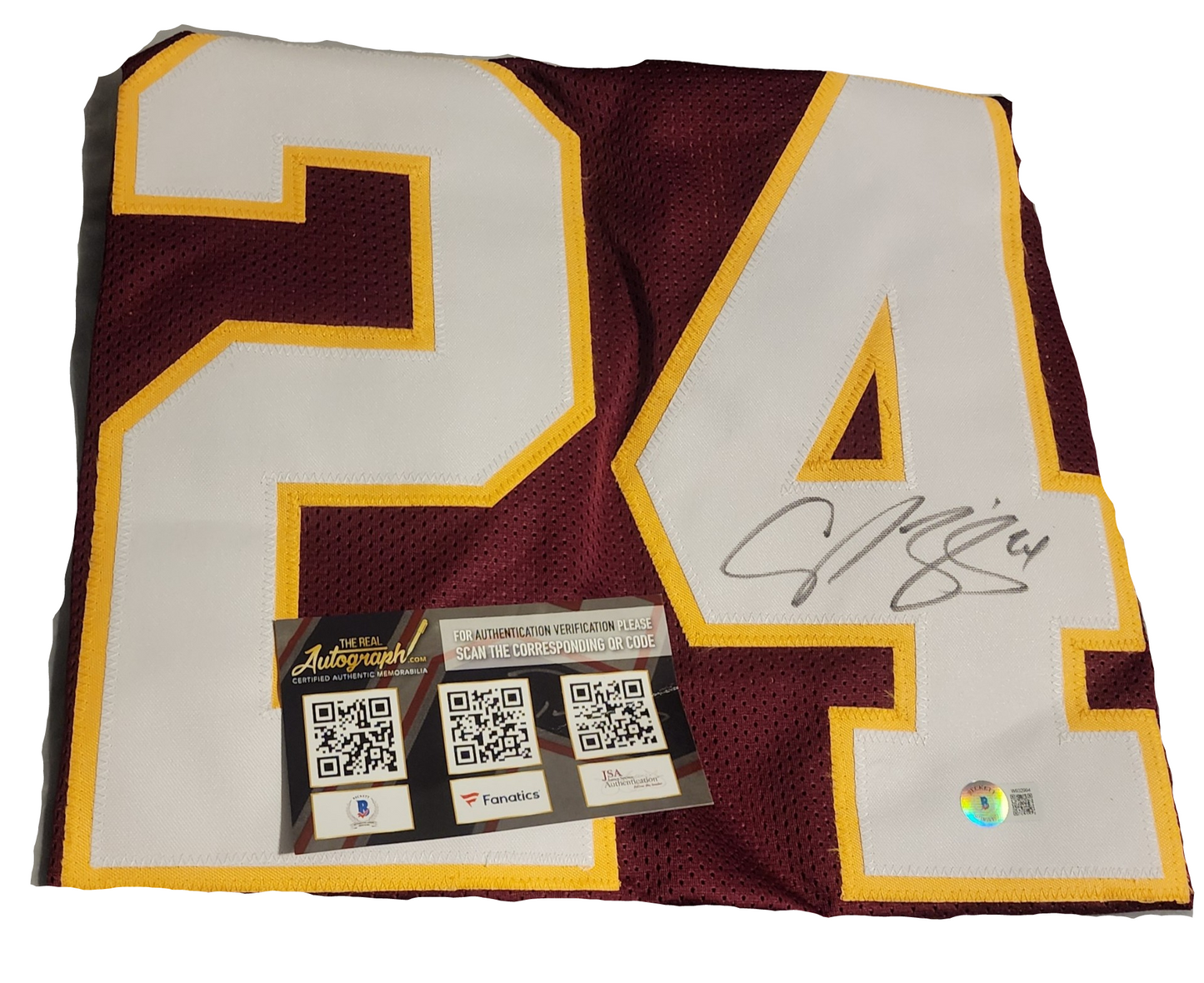Champ Bailey Redskins Custom Autographed Jersey (Beckett Certified)