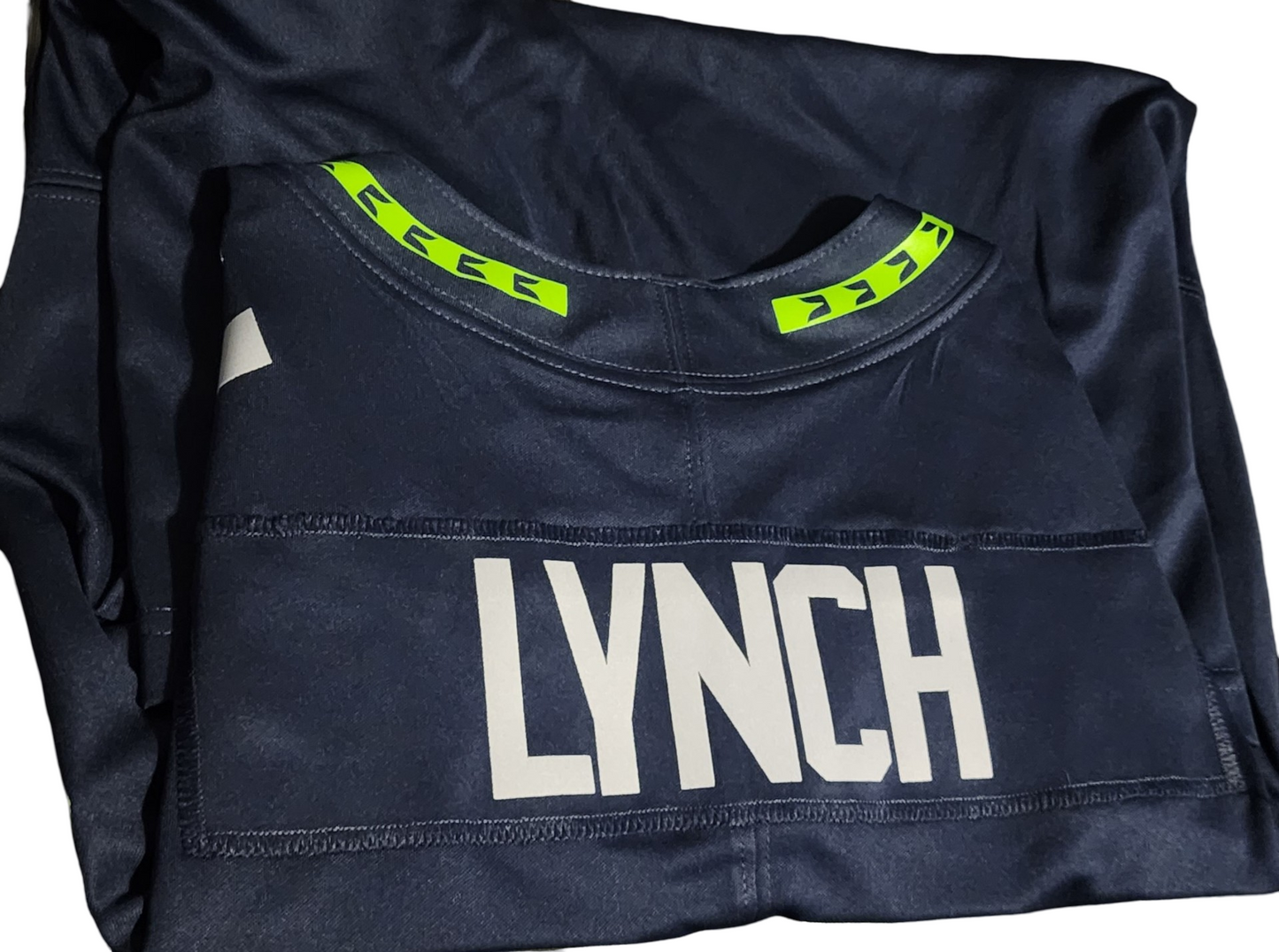 Marshawn Lynch Seattle Seahawks Authentic Nike Autographed Jersey (Fanatics Certified)