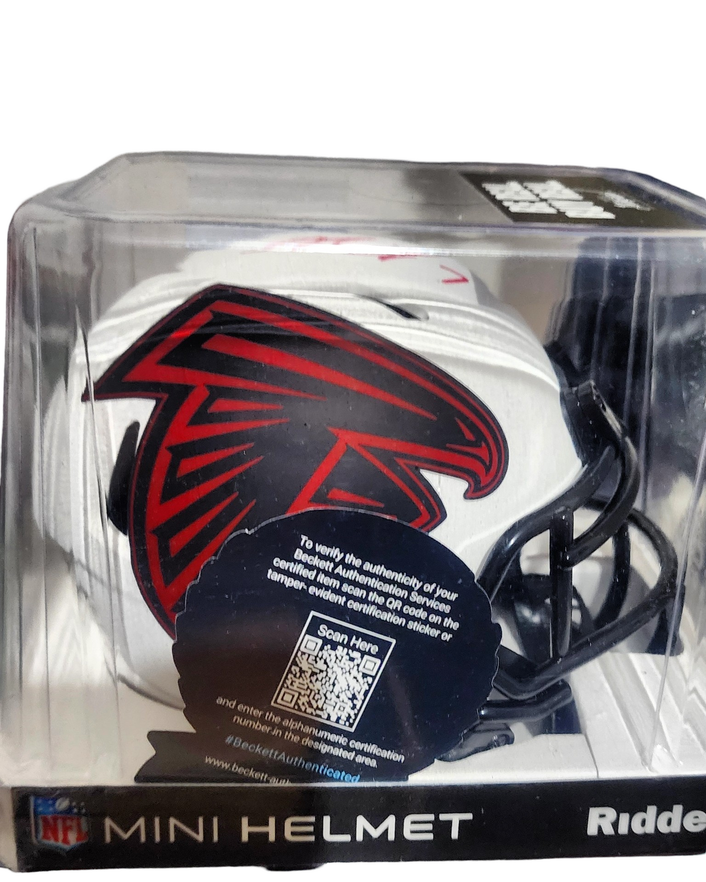 Michael Vick Atlanta Falcons Autographed Mini Helmet (Beckett Certified)