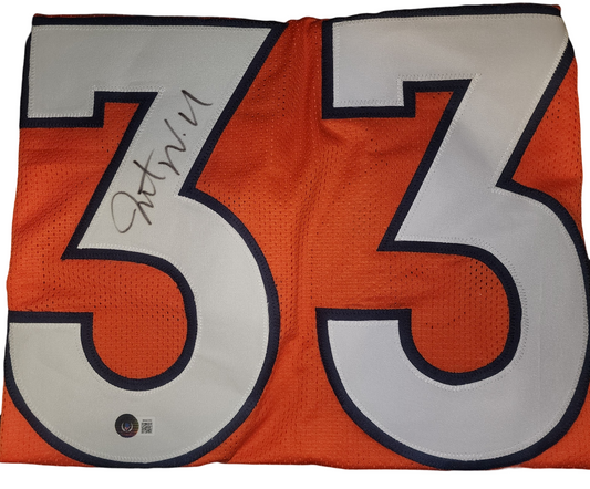 Javonte Williams Denver Broncos Custom Autographed Jersey (Beckett Certified)