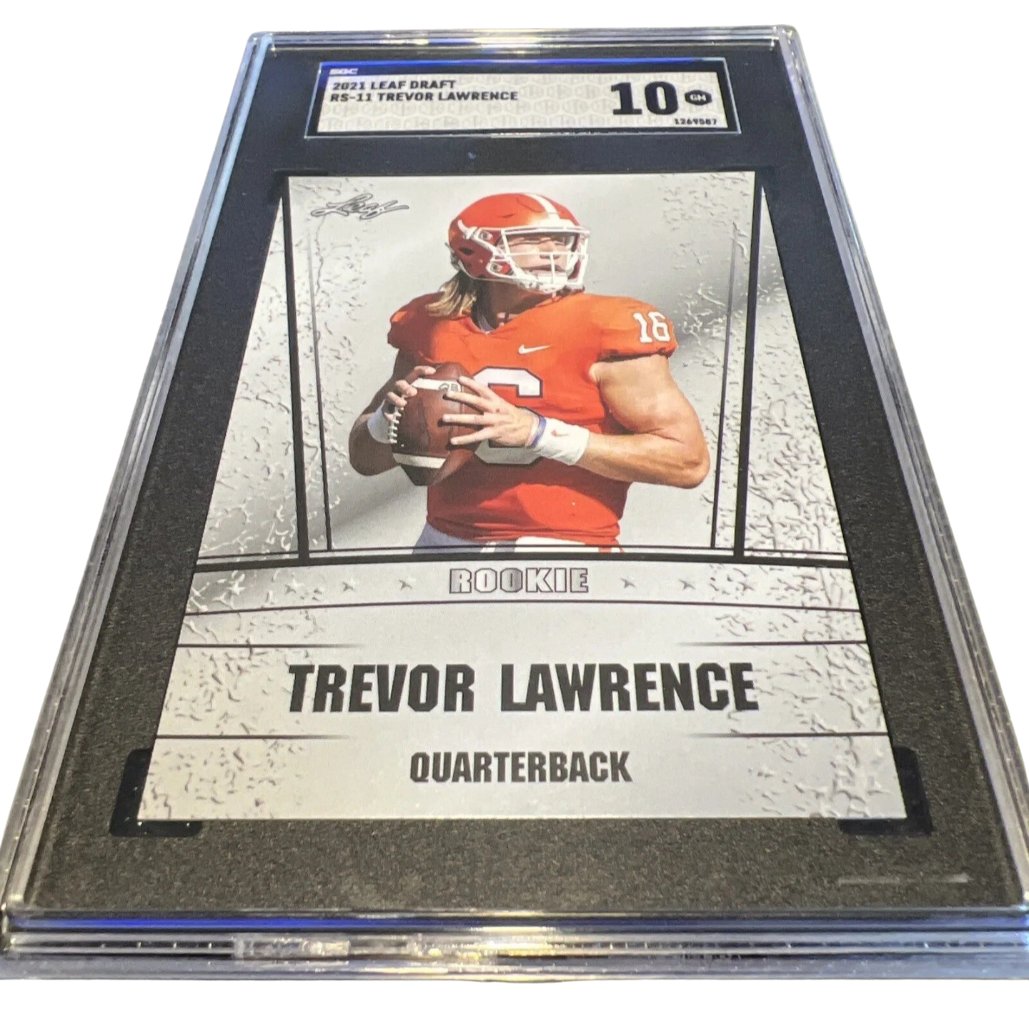 2021 LEAF DRAFT ROOKIE #RS11 TREVOR LAWRENCE SGC GEM MT 10